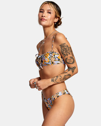 4 Avant Gardner Bralette Bikini Top Black AVJX300249 RVCA