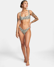 3 June Bloom Bralette Bikini Top Black AVJX300250 RVCA