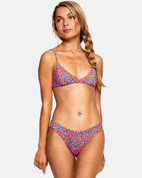 1 June Bloom Bralette Bikini Top Red AVJX300252 RVCA