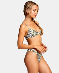 5 June Bloom Bralette Bikini Top Black AVJX300252 RVCA