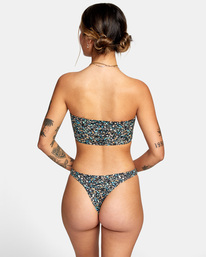 9 No Matter Bandeau Bikini Top Grey AVJX300253 RVCA