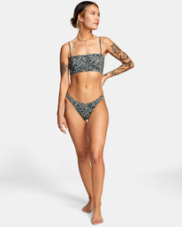3 No Matter Bandeau Bikini Top Grey AVJX300253 RVCA