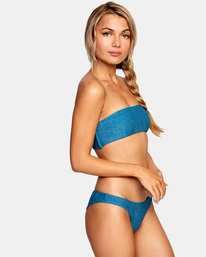 5 Brightside Bandeau Bikini Top Blue AVJX300255 RVCA