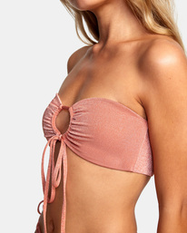 7 Strata Bandeau Bikini Top Red AVJX300256 RVCA