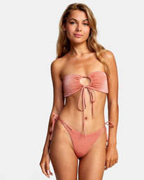 0 Strata Bandeau Bikini Top Red AVJX300256 RVCA