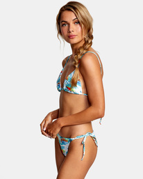 5 Hot Tropic Slide Triangle Bikini Top Grey AVJX300258 RVCA