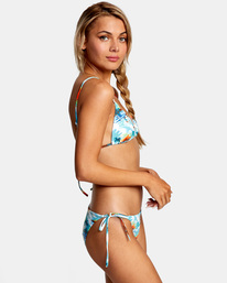6 Hot Tropic Slide Triangle Bikini Top Grey AVJX300258 RVCA