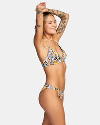5 Avant Gardner High Triangle Bikini Top Black AVJX300260 RVCA