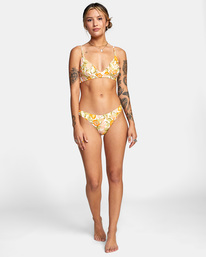 3 Avant Gardner High Triangle Bikini Top White AVJX300260 RVCA