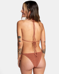 rvca, Westside Slide Triangle Bikini Top, BURNT COPPER (ubc) WESTSIDE SLIDE TRI AVJX300263