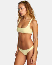 6 Poppy Camo Reversible Bralette Bikini Top Grey AVJX300277 RVCA