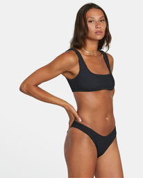 6 Grooves Bralette Bikini Top Black AVJX300287 RVCA