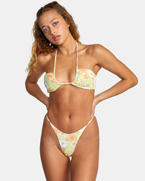 rvca, Dreamfield Halter Bikini Top, MULTI (mul) DREAMFIELD HALTER AVJX300302