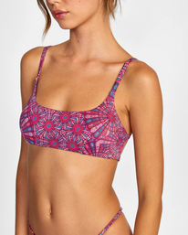 2 Psilocin Bralette Bikini Top Grey AVJX300316 RVCA