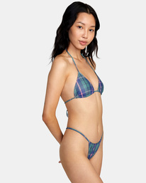 5 Boyfriend Billie Triangle Bikini Top Green AVJX300321 RVCA
