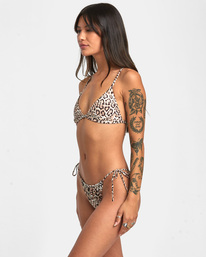 4 Meow Triangle Bikini Top Brown AVJX300359 RVCA