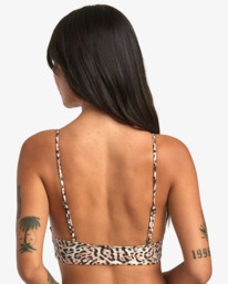 1 Meow V-Wire - Crop-Top-Bikinioberteil für Frauen Braun AVJX300360 RVCA