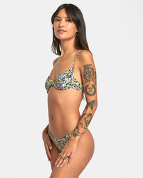 4 Flower Field - Top de Bikini con Aros para Mujer Gris AVJX300367 RVCA