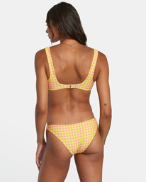 1 Sunkissed Square - Reversible Bralette Bikini Top for Women Orange AVJX300381 RVCA