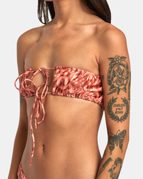 6 Oasis 2-Way Bandeau Bikini Top Brown AVJX300391 RVCA