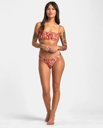 2 Oasis 2-Way Bandeau Bikini Top Brown AVJX300391 RVCA