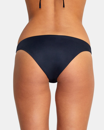 7 Solid Medium Bikini Bottoms Black AVJX400130 RVCA