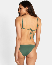 0 Solid Medium Bikini Bottoms Green AVJX400130 RVCA