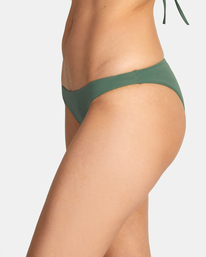 2 Solid Medium Bikini Bottoms Green AVJX400130 RVCA