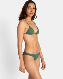 5 Solid Medium Bikini Bottoms Green AVJX400130 RVCA