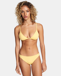 1 Solid Medium Bikini Bottoms White AVJX400130 RVCA