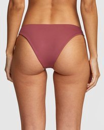 4 Solid Medium Bikini Bottoms Purple AVJX400130 RVCA