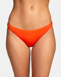 2 Solid Medium Bikini Bottoms Blue AVJX400130 RVCA