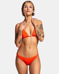 1 Solid Medium Bikini Bottoms Blue AVJX400130 RVCA