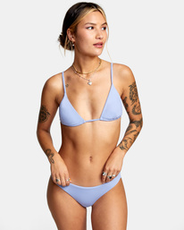 1 Solid Cheeky Bikini Bottoms Grey AVJX400189 RVCA
