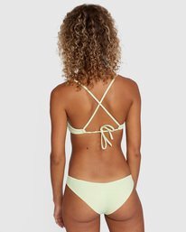 0 Solid Cheeky Bikini Bottoms Green AVJX400189 RVCA
