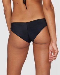 5 Solid Cheeky Bikini Bottoms Black AVJX400189 RVCA