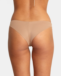 6 Solid Cheeky Bikini Bottoms White AVJX400189 RVCA