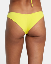 7 Solid Cheeky Bikini Bottoms Yellow AVJX400189 RVCA