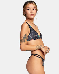 5 LP x KLW Uncaged French Bikini Bottoms Black AVJX400231 RVCA