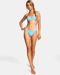 4 No Matter Skimpy French Bikini Bottoms Grey AVJX400236 RVCA
