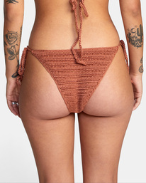 5 Westside Cheeky Crochet Bikini Bottoms Orange AVJX400237 RVCA