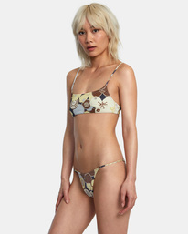 5 Retro Rowe Skimpy Bikini Bottoms Grey AVJX400238 RVCA