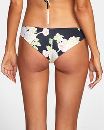 5 Rose Low-Rise Cheeky Bikini Bottoms Black AVJX400240 RVCA