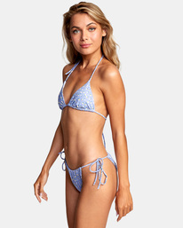 5 Mille Mid-Rise Bikini Bottoms Grey AVJX400243 RVCA