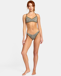 3 Blocked Hi Leg Bikini Bottoms White AVJX400246 RVCA