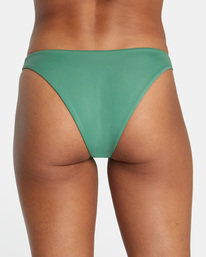 7 Solid French Bikini Bottoms Green AVJX400247 RVCA