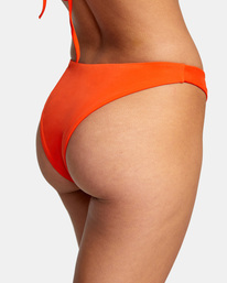 6 Solid French Bikini Bottoms Blue AVJX400247 RVCA