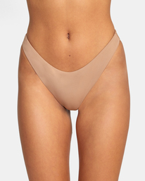 2 Solid French Bikini Bottoms White AVJX400247 RVCA