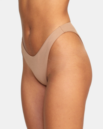 6 Solid French Bikini Bottoms White AVJX400247 RVCA