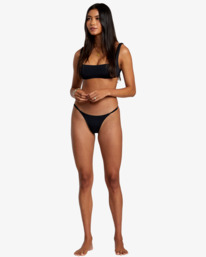 5 Solid Ultra Skimpy Bikini Bottoms Black AVJX400248 RVCA